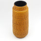 WGP Scheurich Fat-Lava Keramik Vase 260-22 „Inka“ 1960s westdeutsches Mid-Century Modern Design