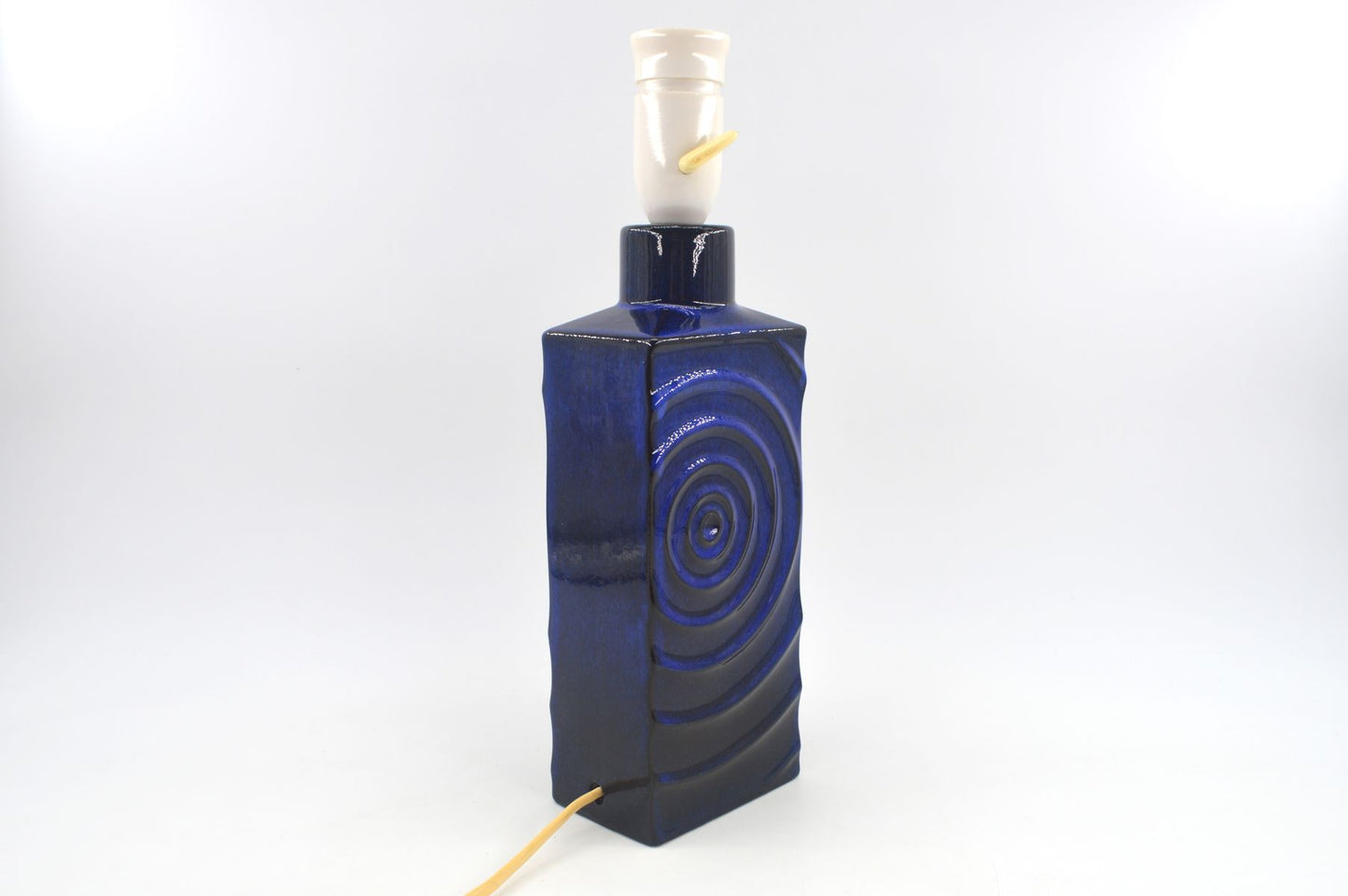 Seltene Vintage Steuler Zyklon Keramik Lampe 264/25 Cari Zalloni Design 1960s westdeutscher MCM Fat-Lava Designklassiker WGP Keramik