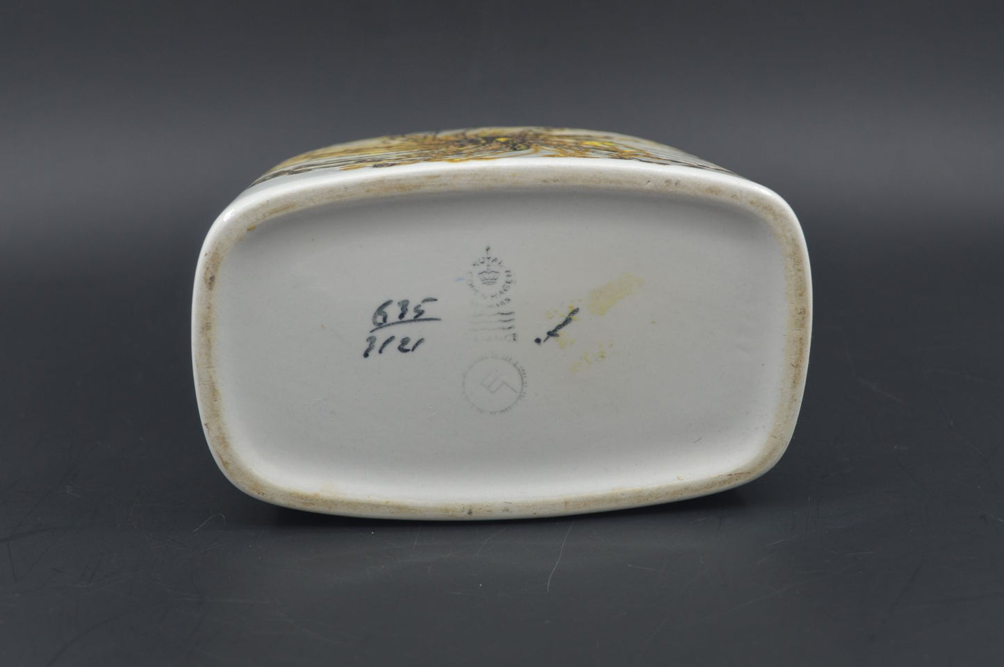 Vintage Royal Copenhagen Dänemark Fajance Vase Ellen Malmer Design 635/3121, Danish Design 1970er Jahre Baca Serie MCM Designklassiker (Kopie)