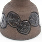 Seltene Birthe Sahl Halvrimmen Dänemark Studiokeramik Vase 1970s Danish Modern Design – handgearbeitete zeitgenössische dänische Kunstkeramik