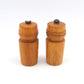 Mid-Century Falle Uldall Dane Wood Denmark Holz Salz und Pfeffer Mühlen 1960s Danish Modern Design