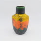 WGP Scheurich Keramikvase Walter Gerhards Design 520/21 1970s Fat Lava/ Popart