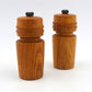Mid-Century Falle Uldall Dane Wood Denmark Holz Salz und Pfeffer Mühlen 1960s Danish Modern Design