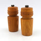 Mid-Century Falle Uldall Dane Wood Denmark Holz Salz und Pfeffer Mühlen 1960s Danish Modern Design