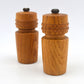 Mid-Century Falle Uldall Dane Wood Denmark Holz Salz und Pfeffer Mühlen 1960s Danish Modern Design