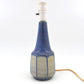 Maritime Vintage Marianne Starck für Michael Andersen Bornholm geometrische Studiokeramik Tischlampe 9609 MCM Design Dänemark 1960s Danish Modern handgearbeitete Kunstkeramik