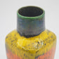 WGP Scheurich Keramikvase Walter Gerhards Design 520/21 1970s Fat Lava/ Popart
