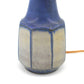 Maritime Vintage Marianne Starck für Michael Andersen Bornholm geometrische Studiokeramik Tischlampe 9609 MCM Design Dänemark 1960s Danish Modern handgearbeitete Kunstkeramik