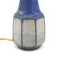 Maritime Vintage Marianne Starck für Michael Andersen Bornholm geometrische Studiokeramik Tischlampe 9609 MCM Design Dänemark 1960s Danish Modern handgearbeitete Kunstkeramik