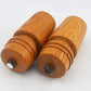 Mid-Century Falle Uldall Dane Wood Denmark Holz Salz und Pfeffer Mühlen 1960s Danish Modern Design