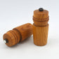 Mid-Century Falle Uldall Dane Wood Denmark Holz Salz und Pfeffer Mühlen 1960s Danish Modern Design