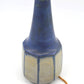 Maritime Vintage Marianne Starck für Michael Andersen Bornholm geometrische Studiokeramik Tischlampe 9609 MCM Design Dänemark 1960s Danish Modern handgearbeitete Kunstkeramik