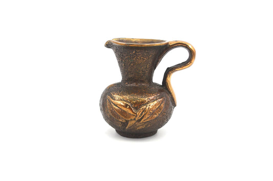 Horst Dalbeck skulpturale Mid-Century Brutalismus Bronze Vase 1960s Brutalistisches Design - Handarbeit