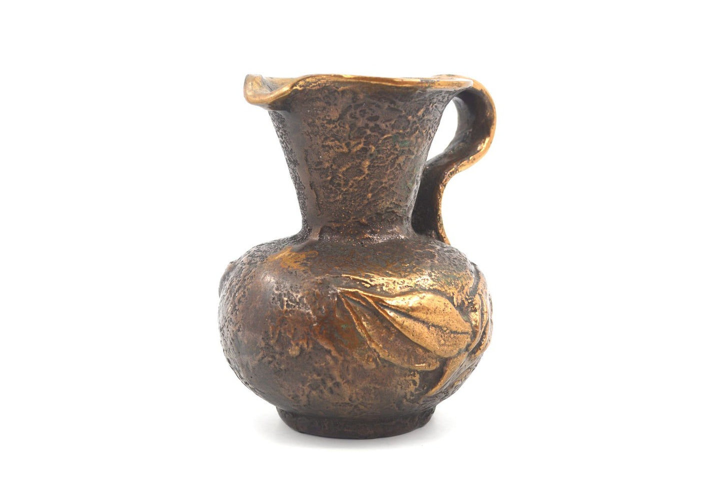 Horst Dalbeck skulpturale Mid-Century Brutalismus Bronze Vase 1960s Brutalistisches Design - Handarbeit