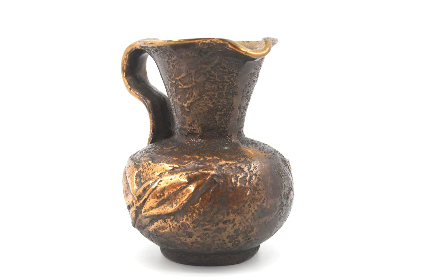 Horst Dalbeck skulpturale Mid-Century Brutalismus Bronze Vase 1960s Brutalistisches Design - Handarbeit