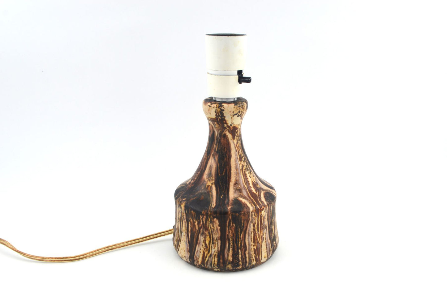 Winthers Keramik Laven Table Lamp Denmark 1960s Danish Modern Art Ceramics