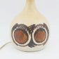 Unikat Bente Jessen Denmark Studiokeramik Tischlampe 1970s Danish Modern Design Dänische Moderne Kunst