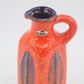 1960s Vintage WGP Bay Keramik Vase 81/20 Fat-Lava Glasur Pop Art Design