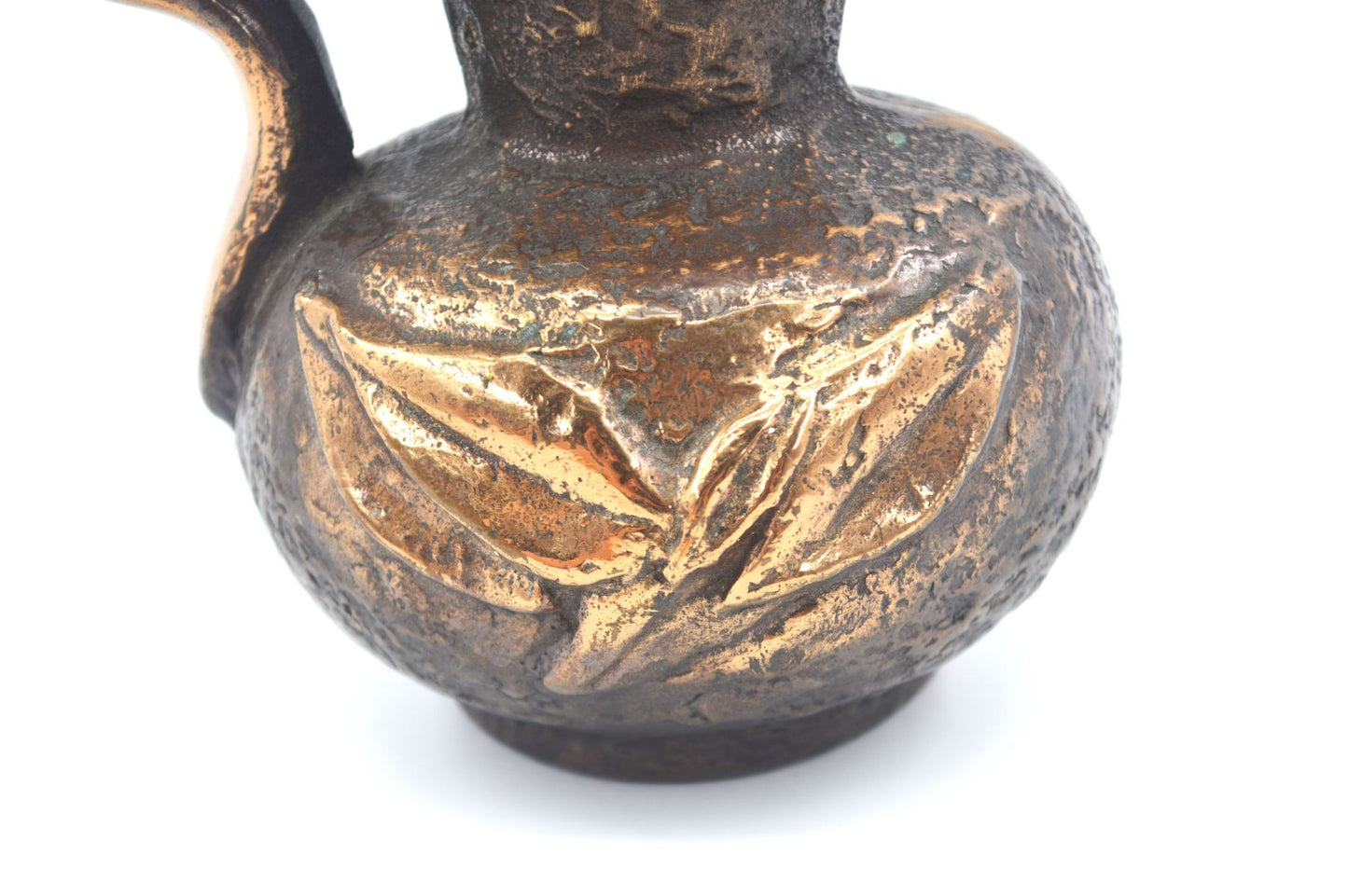 Horst Dalbeck skulpturale Mid-Century Brutalismus Bronze Vase 1960s Brutalistisches Design - Handarbeit
