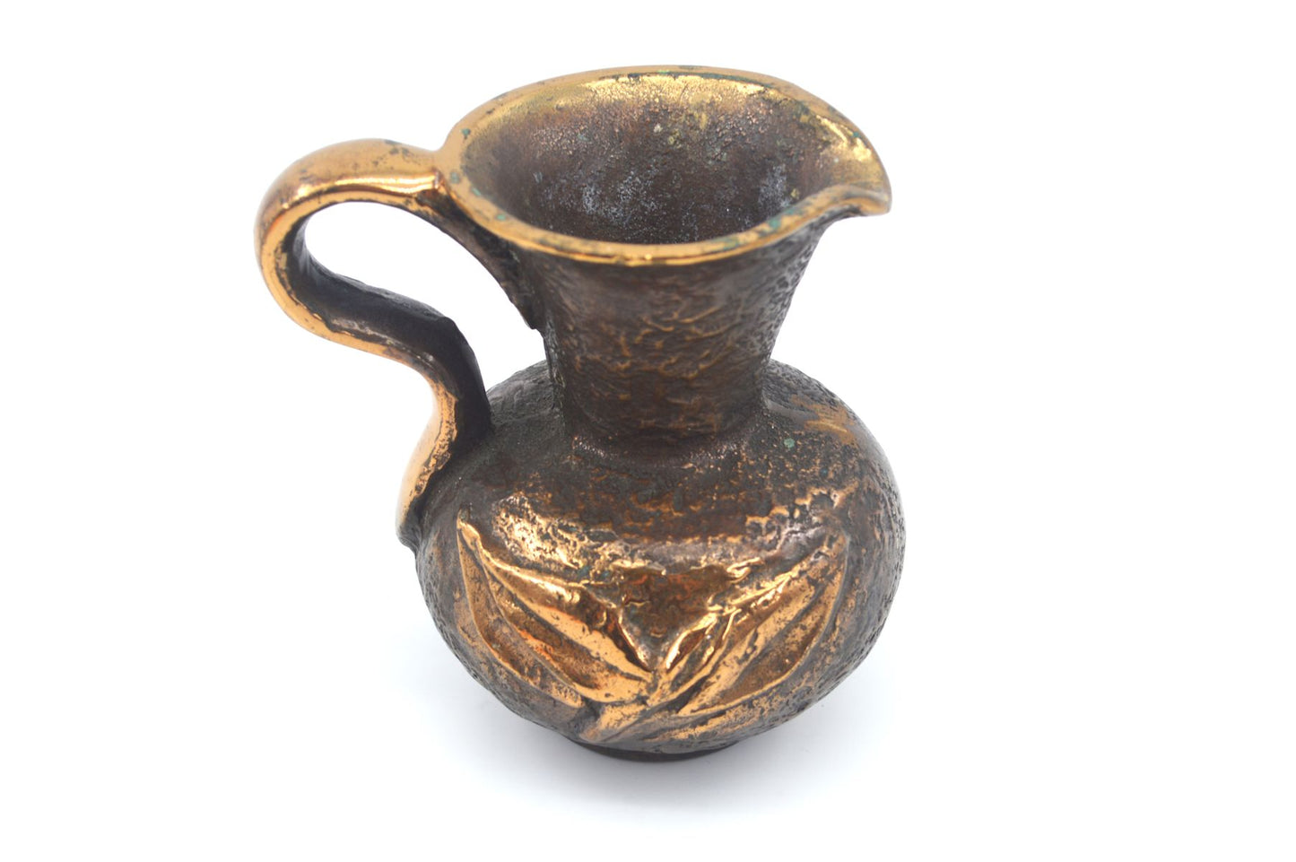 Horst Dalbeck skulpturale Mid-Century Brutalismus Bronze Vase 1960s Brutalistisches Design - Handarbeit