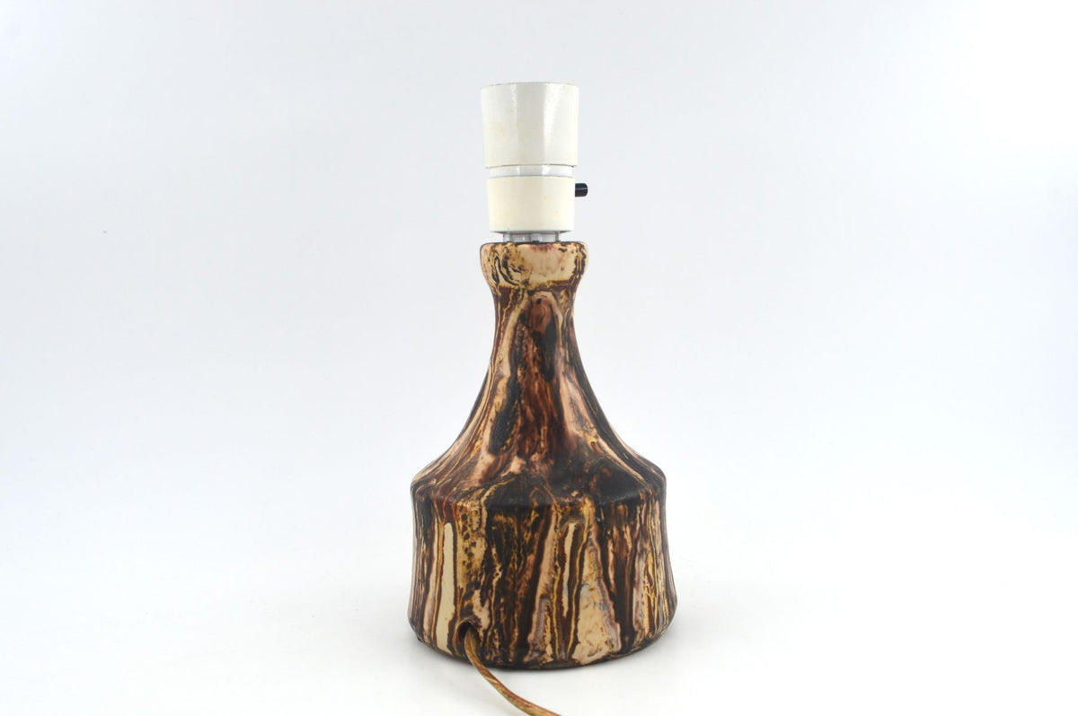 Winthers Keramik Laven Table Lamp Denmark 1960s Danish Modern Art Ceramics