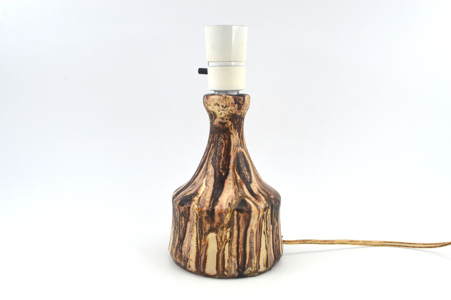 Winthers Keramik Laven Table Lamp Denmark 1960s Danish Modern Art Ceramics