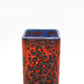 Vintage Carstens Tönnieshof Keramik Vase A-33 WGP Fat-Lava Glasur Kunstkeramik Mid-Century Vase – 1960s Space Age Design