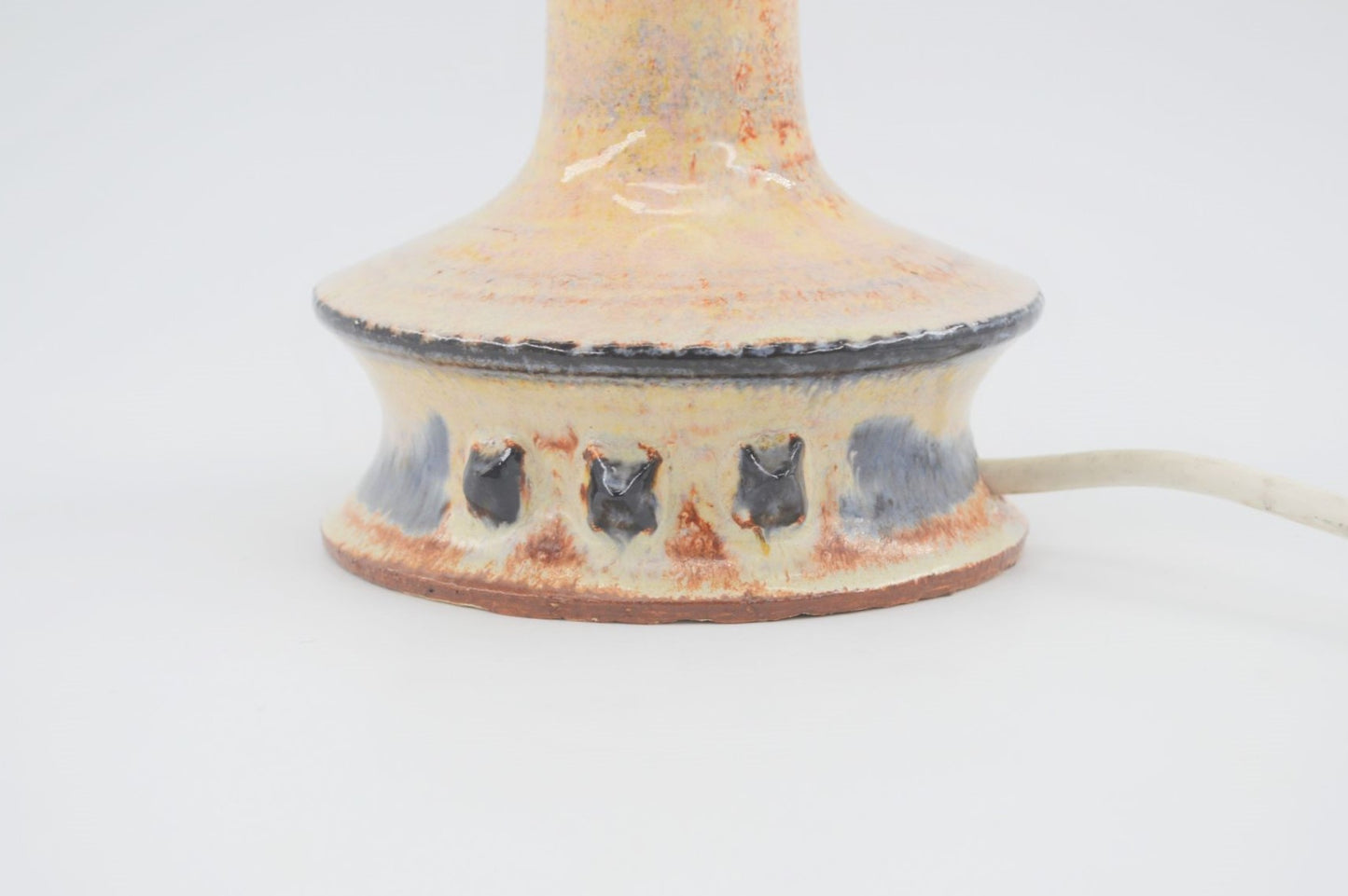 Mid-Century Axella Stentøj Tischlampe 1970s Jette Hellerøe Desing Denmark