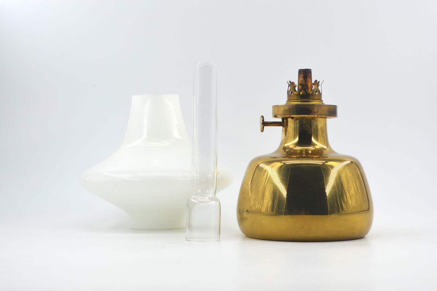 Mid-Century Louis Poulsen Danmark Petronella Messing Öllampe Henning Koppel (1918-1981) Design - 1960s Danish Modern Design dänischer Vintage Designklassiker