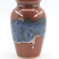 Extrem seltene Hans Nielsen Buch (1937 – 2009) Studiokeramik Vase mit seltener Fat-Lava Glasur zeitgenössische dänische Mid-Century Modern Kunstkeramik