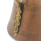Antike handgearbeitete Kupferkanne 18. Jahrhundert Handwerkskunst zu Brutalismus Vintage