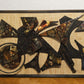 Large Henrik Horst Brutalist Metal Sculpture Mural 1960s Brutalism Danish Design