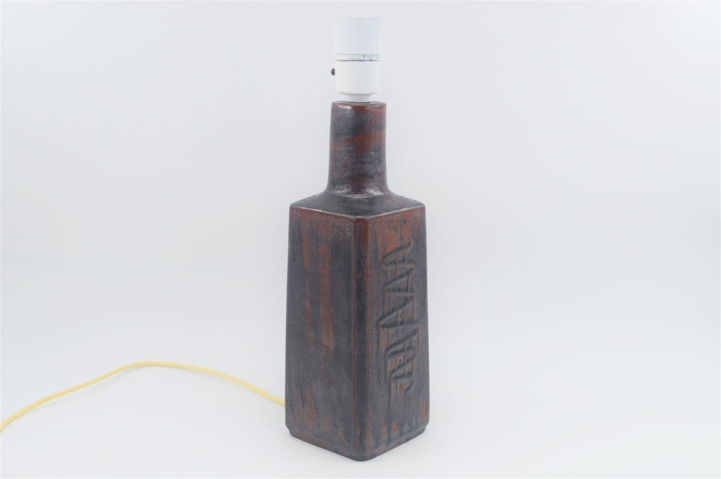 Mid-Century Desiree Stentøj Danmark Kunstkeramik Tischlampe 1970s Danish Modern Design Fat-Lava Studiokeramik