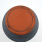 Große Mid-Century westdeutsche Wekara Sgraffito Keramik Vase 120/25 mit Ritzdekor 1950s WGP blaue handgefertigte Kunstkeramik MCM Design