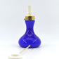 Sehr seltene blaue Odreco Danmark Opalglas Design Lampe 147 Dänemark 1970s Danish Modern Design handgearbeitete Glaskunst Vintage Lampe