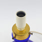 Sehr seltene blaue Odreco Danmark Opalglas Design Lampe 147 Dänemark 1970s Danish Modern Design handgearbeitete Glaskunst Vintage Lampe