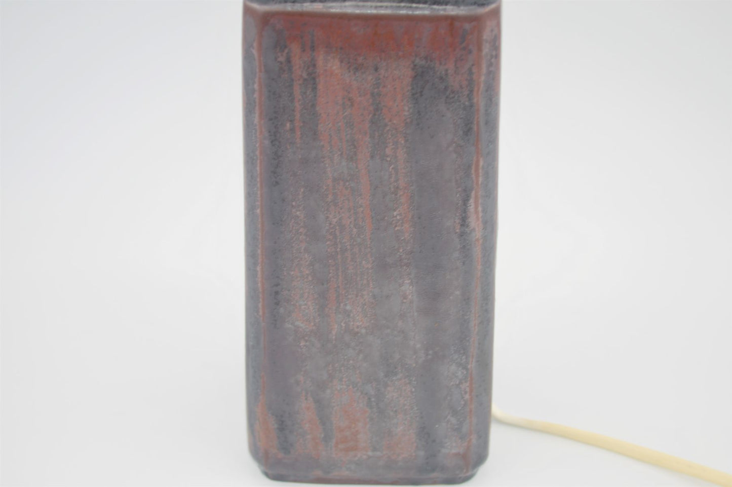 Mid-Century Desiree Stentøj Danmark Kunstkeramik Tischlampe 1970s Danish Modern Design Fat-Lava Studiokeramik