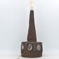 Große Mid-Century Studiokeramik Tischlampe 1970s G.P. Keramik Denmark Brutalistische Kunstkeramik Danish Modern Design