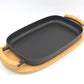 Große XL Mid-Century Richard Nissen Gusseisen Grillpfanne / Auflaufform M 4323 1970s dänischer MCM Designklassiker – Novo Nordisk skandinavisches modernes Design