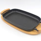 Große XL Mid-Century Richard Nissen Gusseisen Grillpfanne / Auflaufform M 4323 1970s dänischer MCM Designklassiker – Novo Nordisk skandinavisches modernes Design
