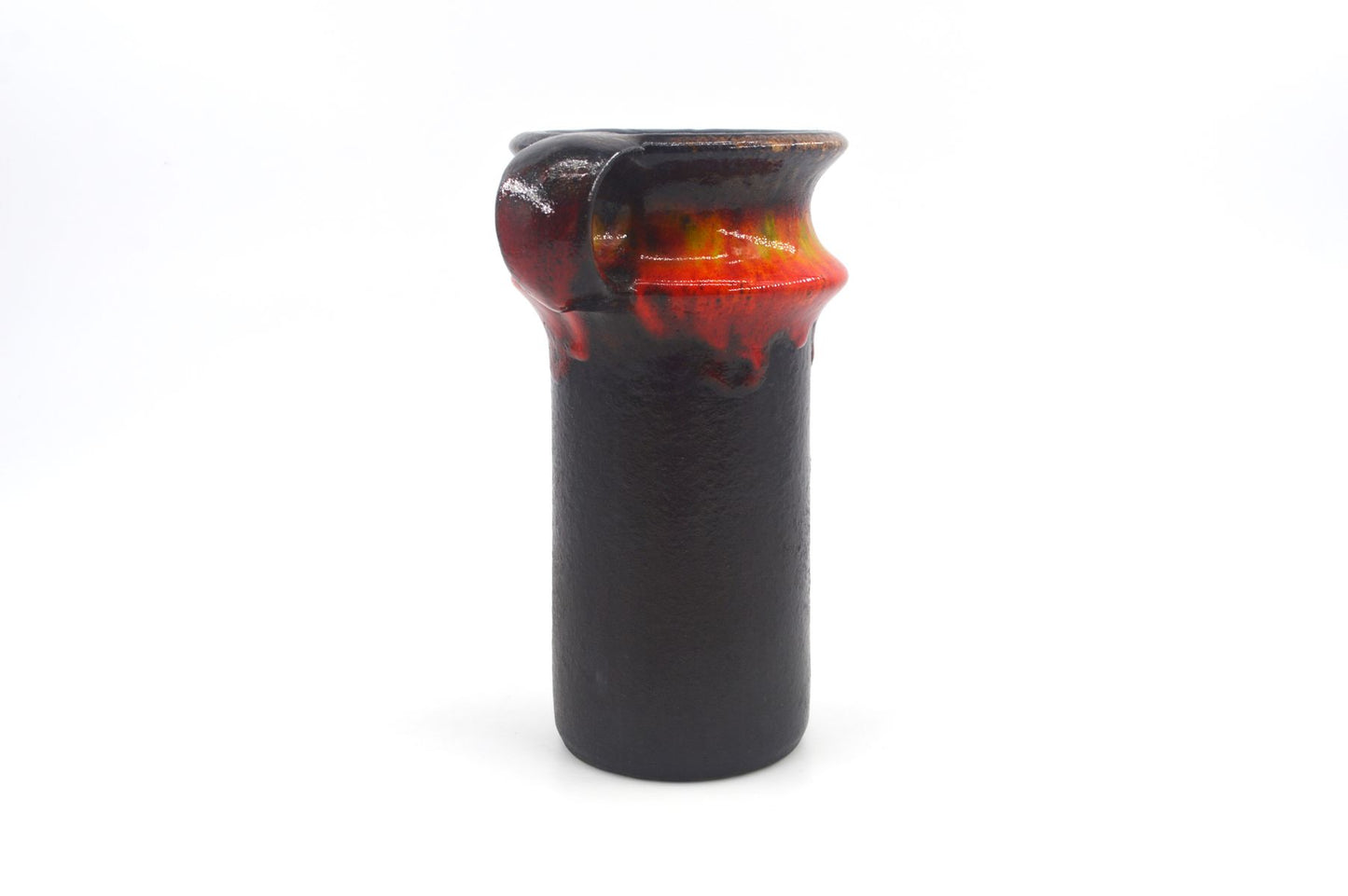 WGP Jasba Keramik Vase 1221 19 Vintage Fat-Lava Glasur Vase 1960s Westgerman Mid-Century Design Vase