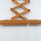 Dänische Vintage Design Scherenlampe – 1960s Mid-Century Design Wandlampe aus Holz - Skandinavischer MCM Designklassiker