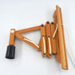Dänische Vintage Design Scherenlampe – 1960s Mid-Century Design Wandlampe aus Holz - Skandinavischer MCM Designklassiker