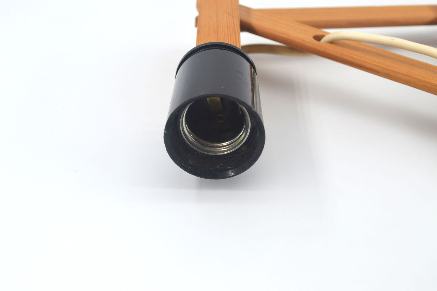 Dänische Vintage Design Scherenlampe – 1960s Mid-Century Design Wandlampe aus Holz - Skandinavischer MCM Designklassiker
