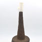 Große Mid-Century Studiokeramik Tischlampe 1970s G.P. Keramik Denmark Brutalistische Kunstkeramik Danish Modern Design
