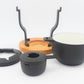 MCM Original Digsmed Denmark Gusseisen Fondue Nr. 711 1970s Vintage dänischer Mid-Century Modern Designklassiker