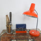 Hustadt Leuchten Tischlampe V 3191/1 1960s Hexenhutlampe Pop-Art Design