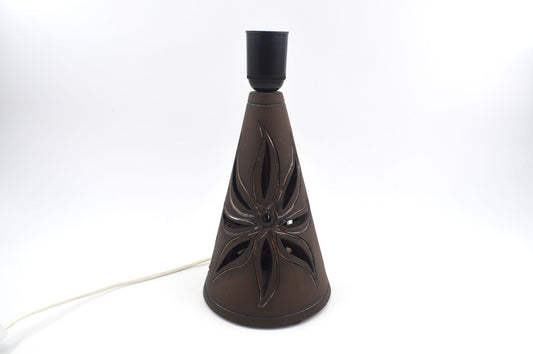Schwedische Alingsås Keramik Tischlampe Nummer 716 von Heinz Preissler 1960er Jahre Schwedische Mid-Century Design Kunstkeramik
