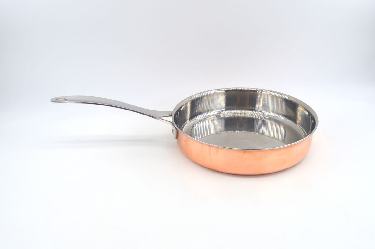 Seltene große Hackman Polaris Norway Kupferpfanne – norwegische Mid-Century Design Kupferpfanne, Vintage Hackman Polaris Designklassiker