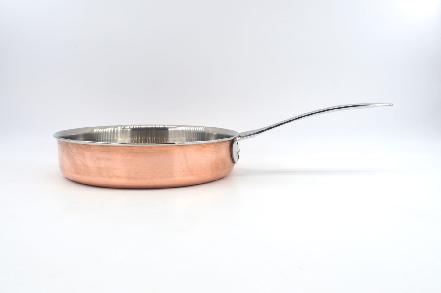 Seltene große Hackman Polaris Norway Kupferpfanne – norwegische Mid-Century Design Kupferpfanne, Vintage Hackman Polaris Designklassiker